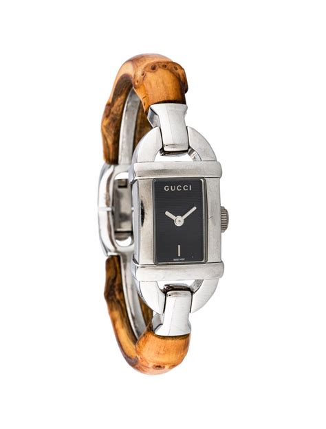 gucci bamboo watch band|Gucci bamboo watch battery.